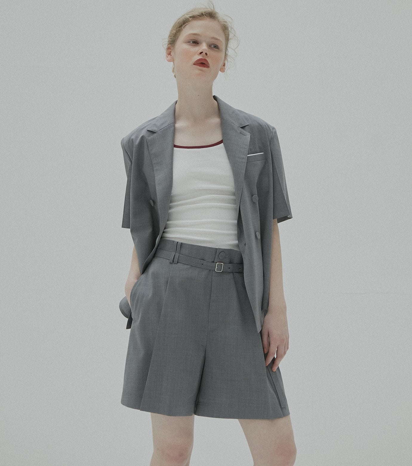 Tucked Front Shorts