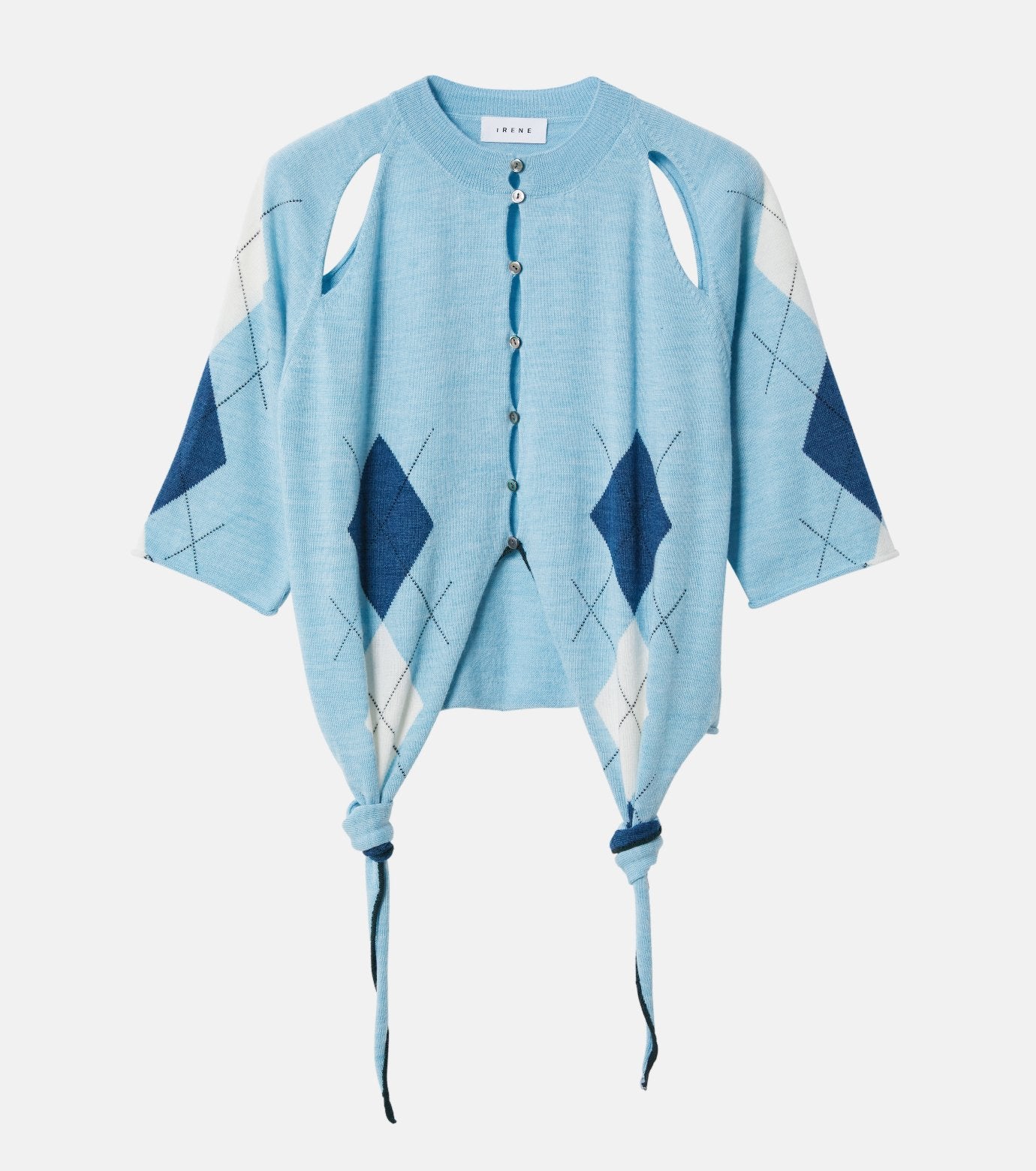 Argyle Knit Cardigan