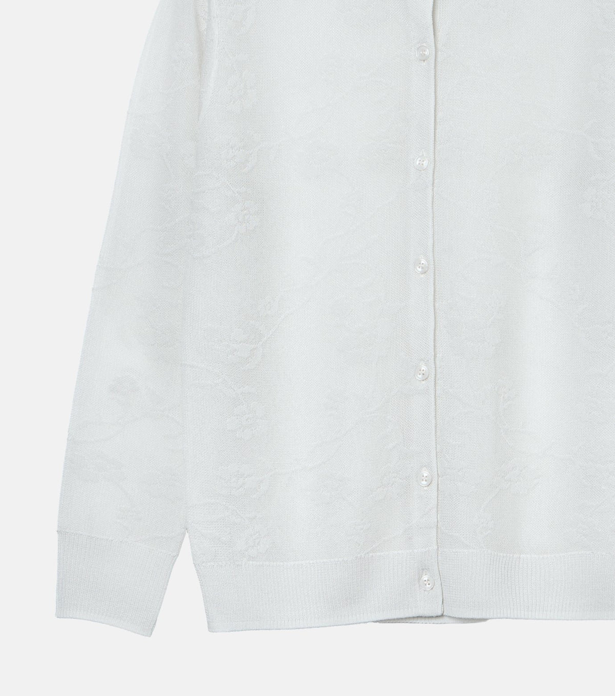 Floral Jacquard Cardigan