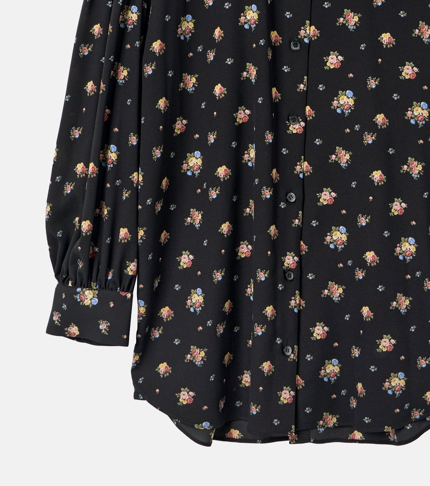 Floral Double Button Blouse