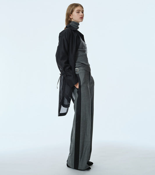 Organza Long Shirt Coat