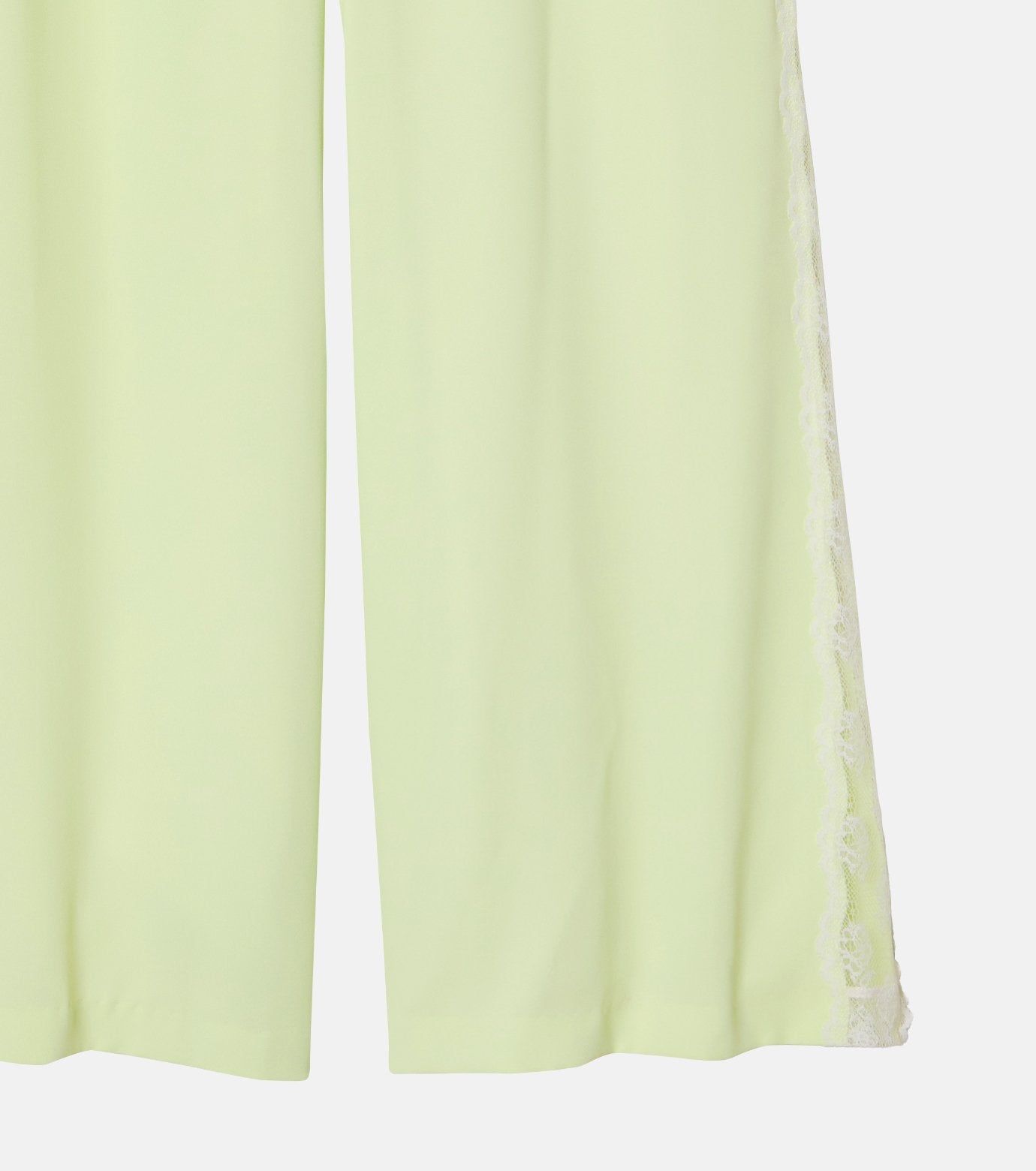 Side Lace-Trim Jogger Pants