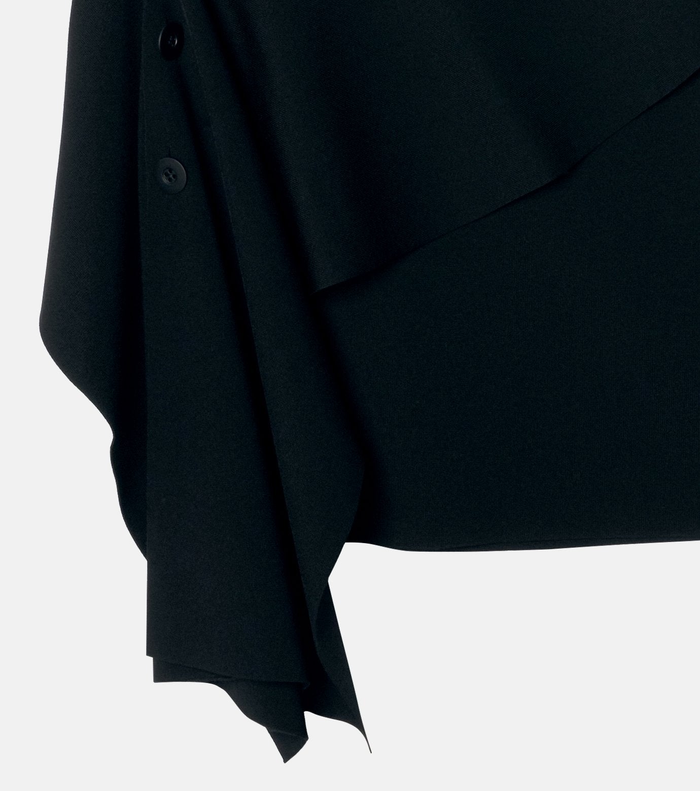 Detachable Cape Knit Top