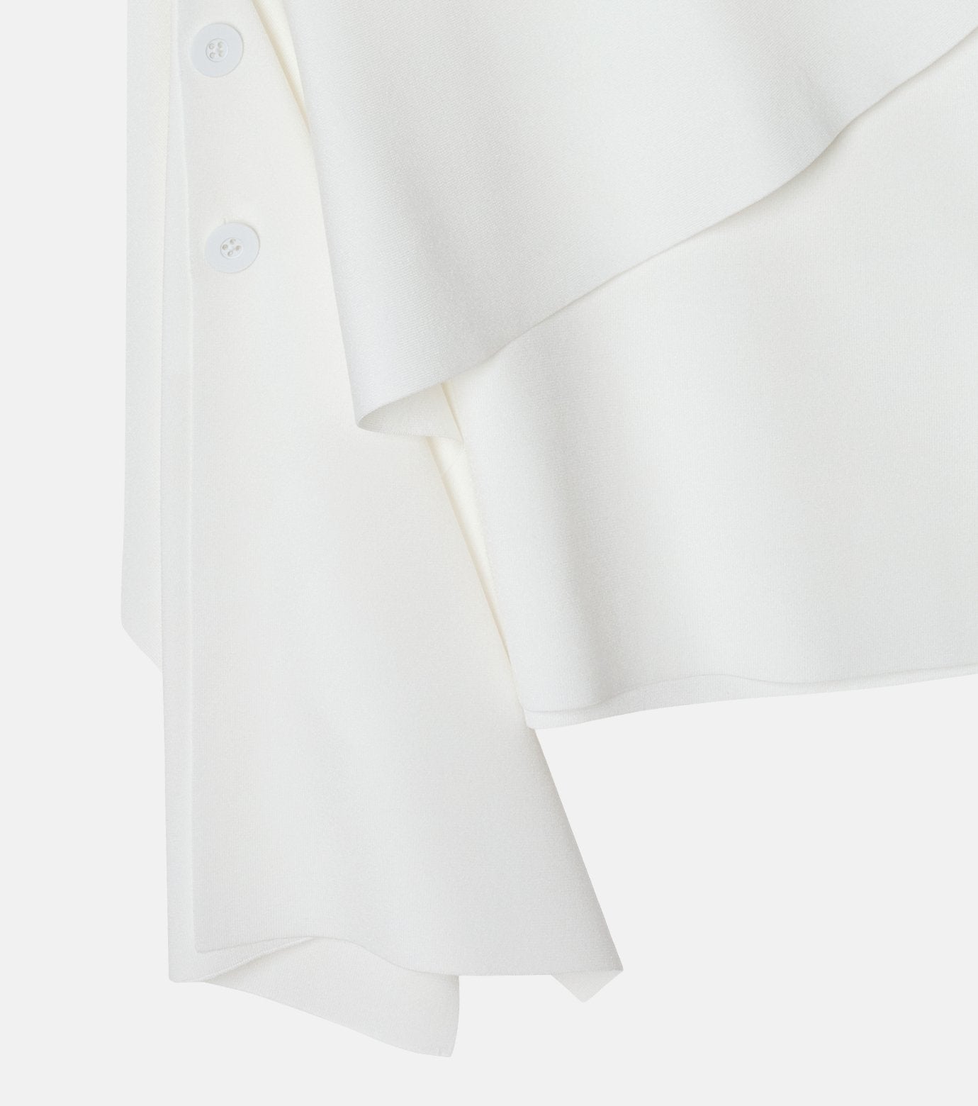 Detachable Cape Knit Top