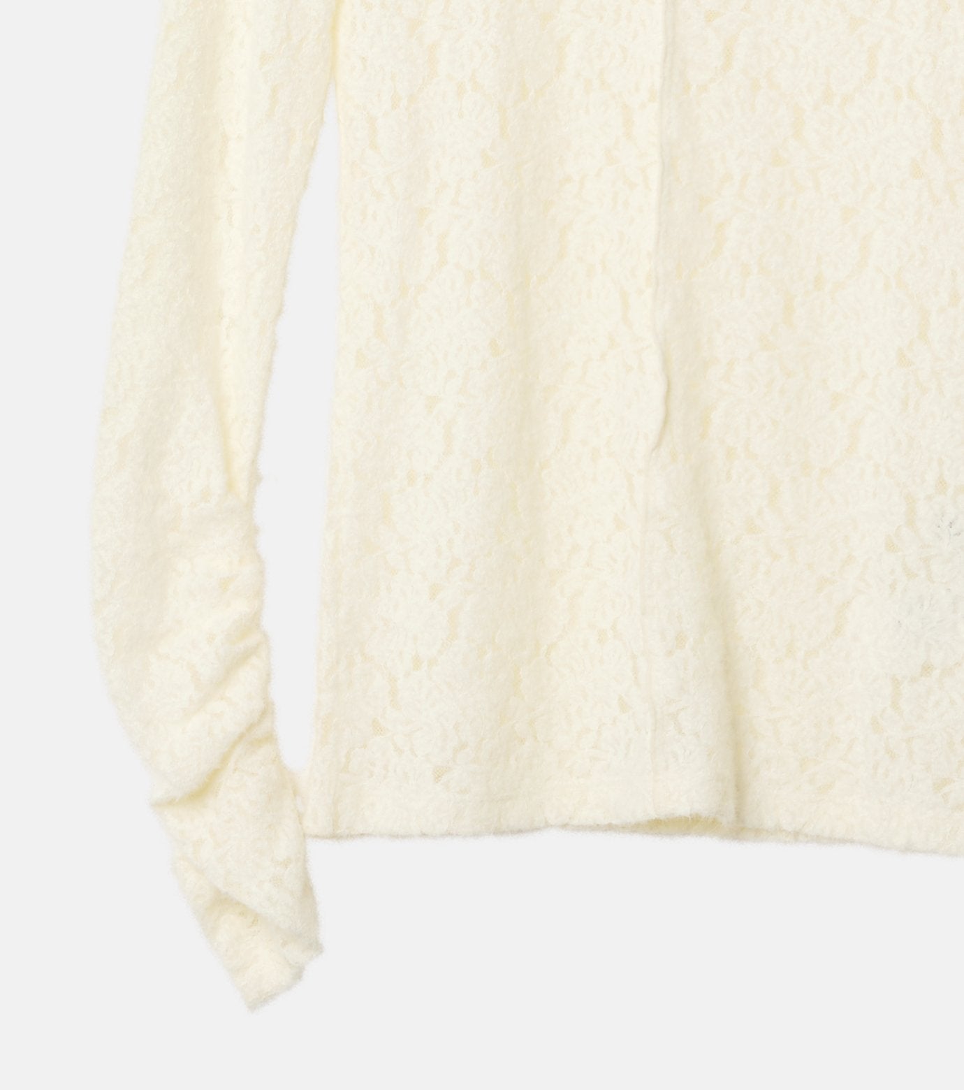 High Neck Stretch Lace Top