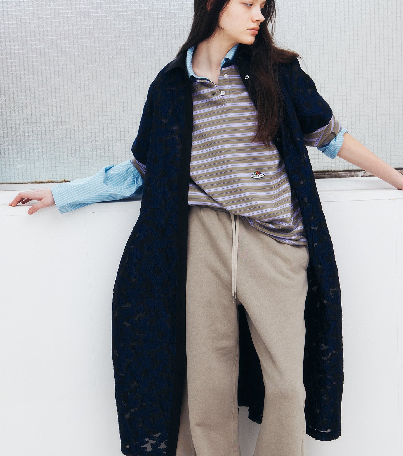 Drawstring-Waist Shirt