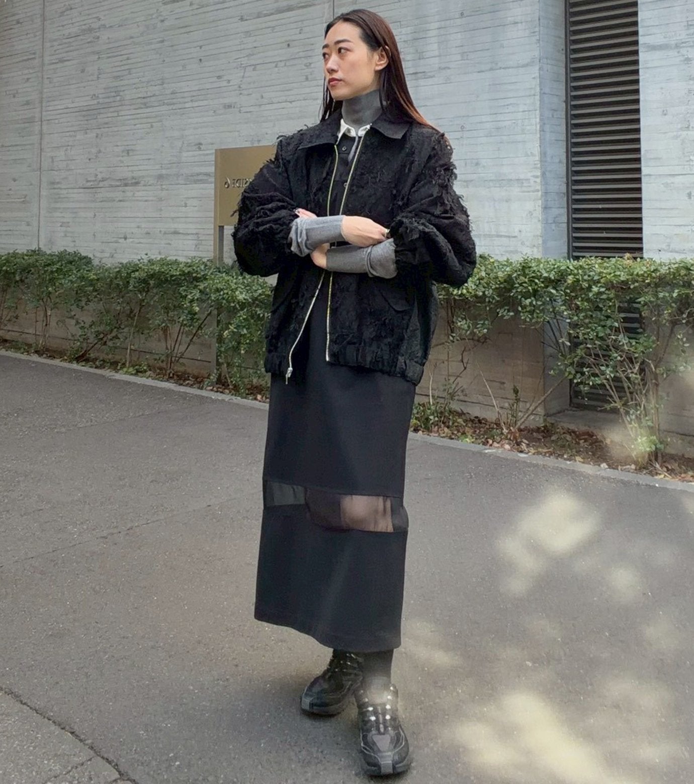 Jacquard Bomber Blouson