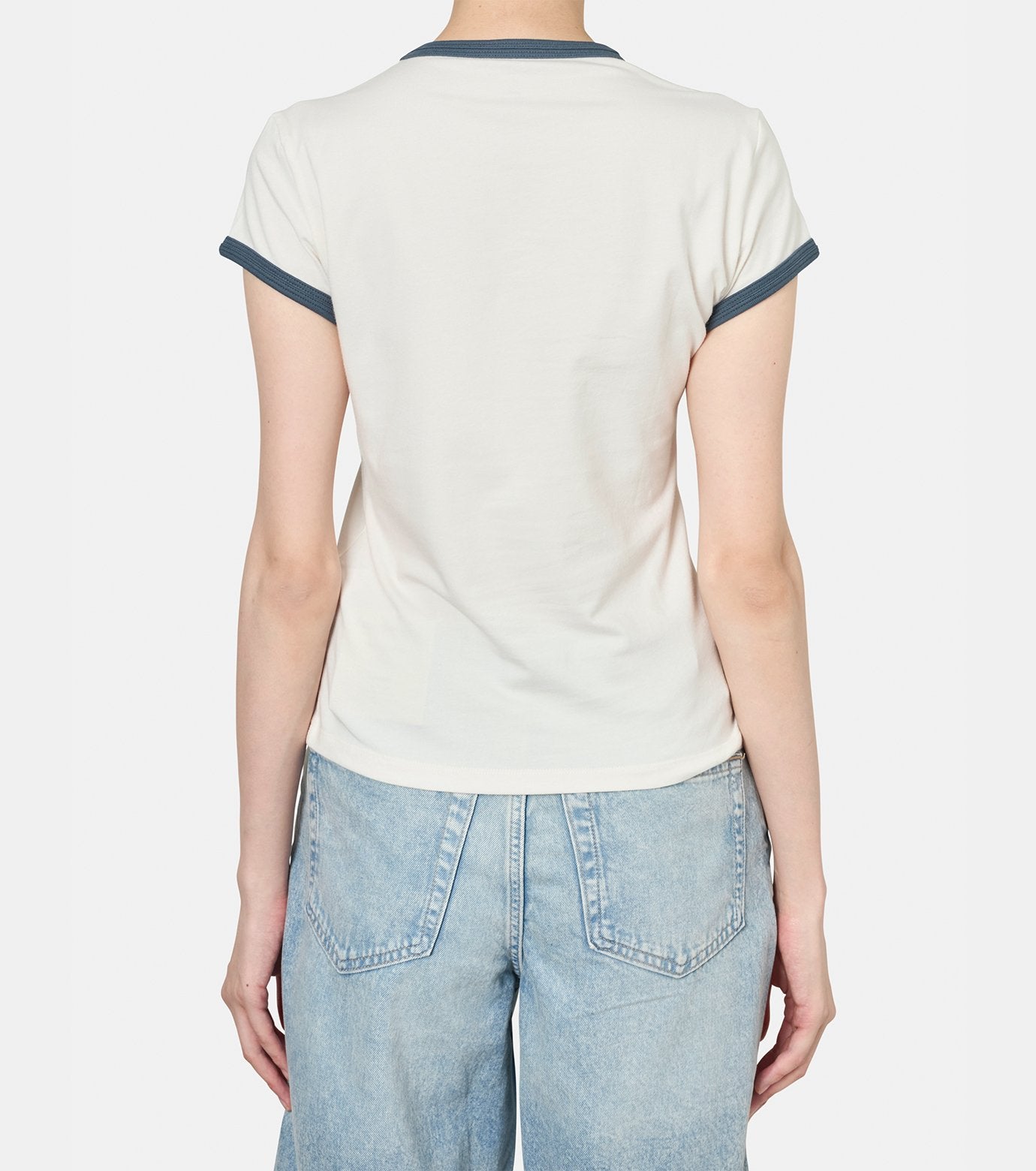 SS SLIM LOGO RINGER TEE