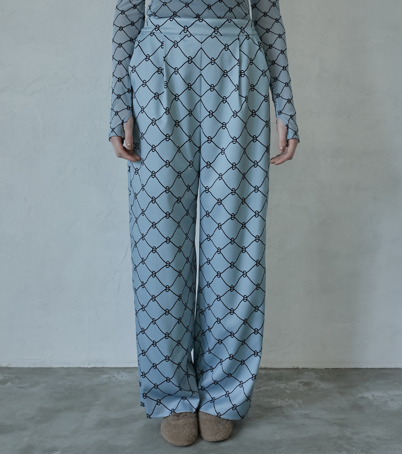 Geomtric Print Pants