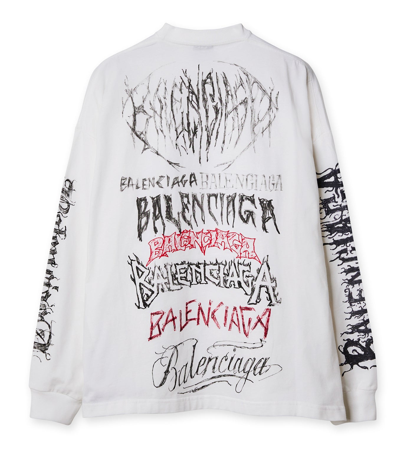 L/S Tee DIY Metal Vintage Jersey