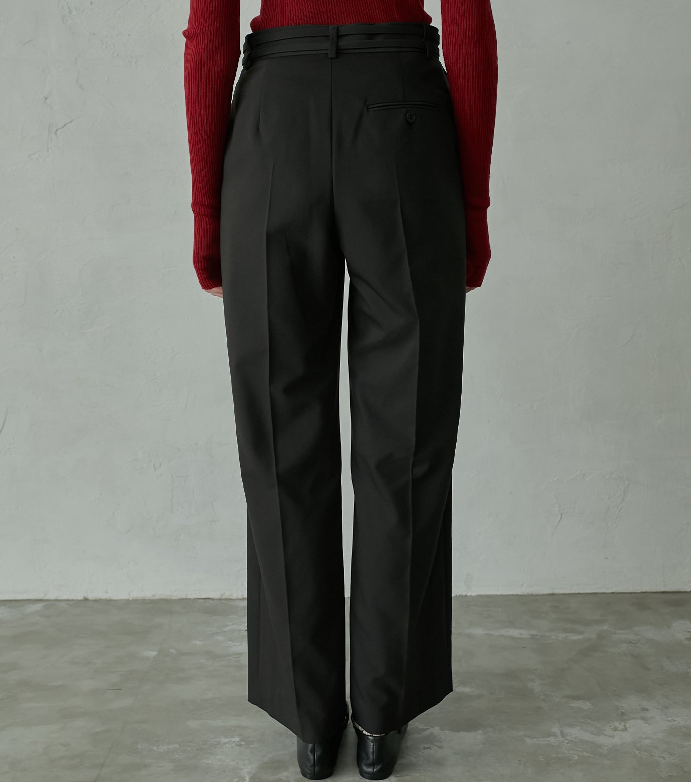 Oxford Double Belted Pants