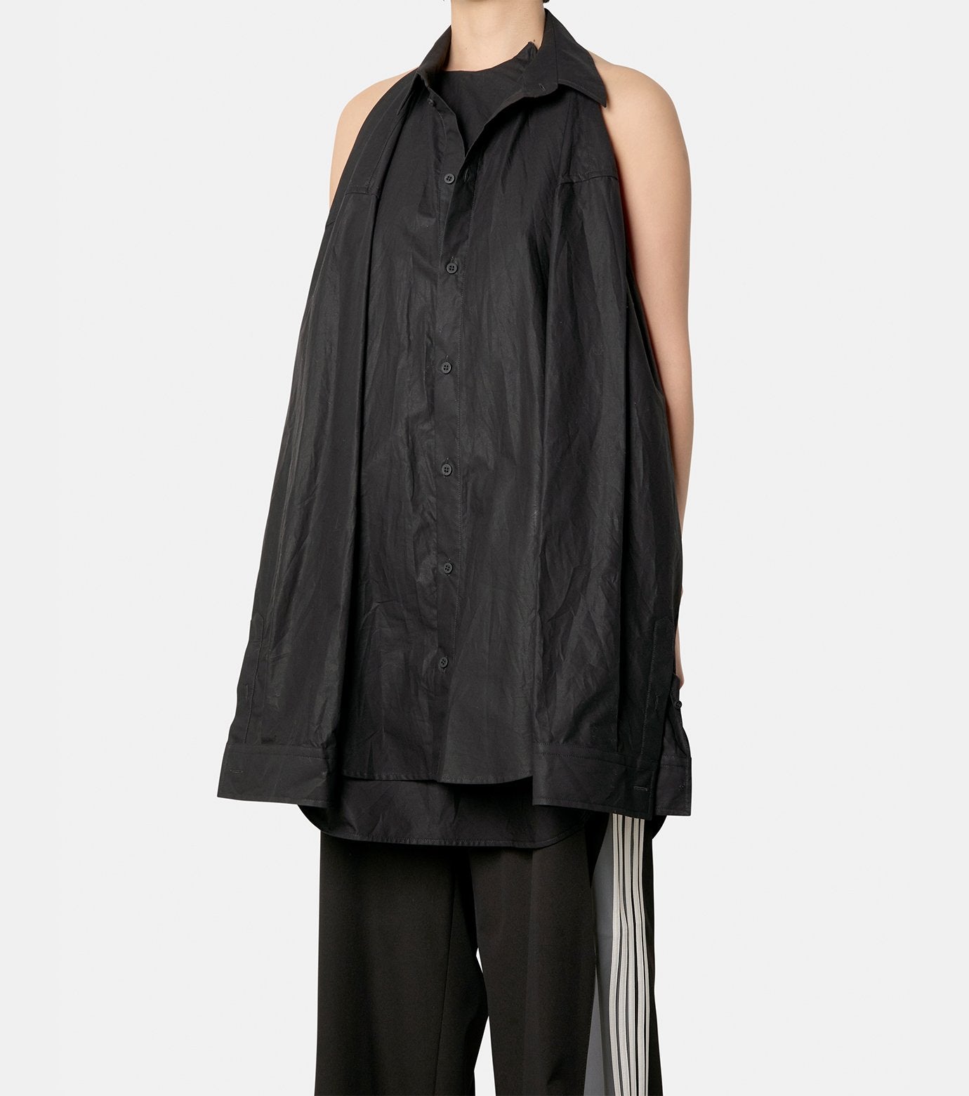 Cotton Poplin Suspended Dress