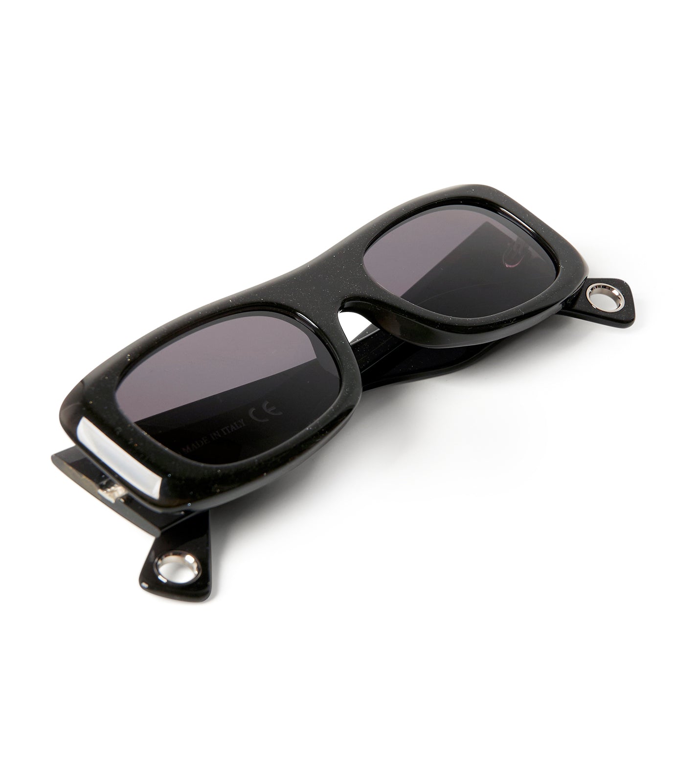 LINA GLASSES SPARKLY BLACK