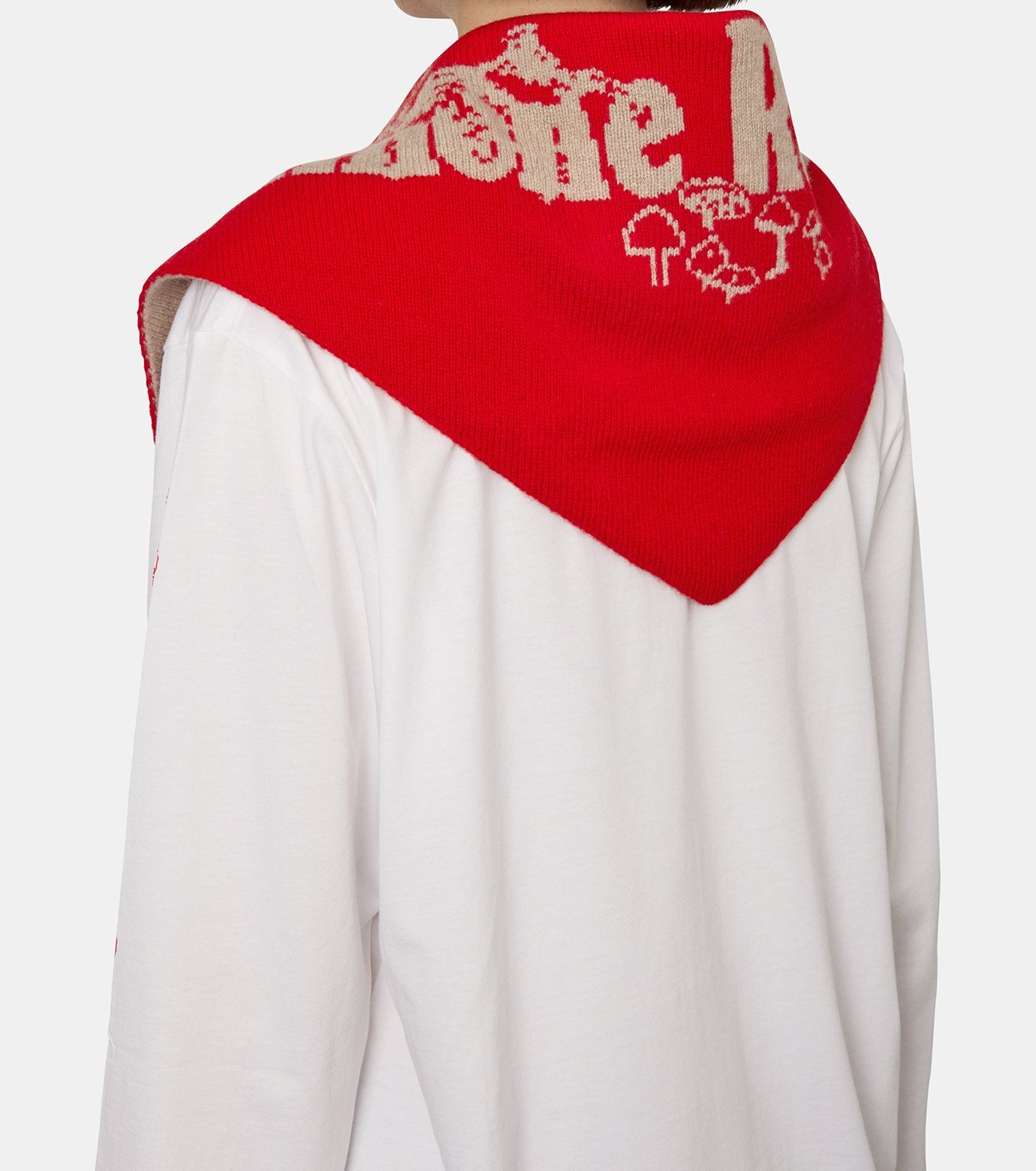 Graphic Logo Knit Neckerchief