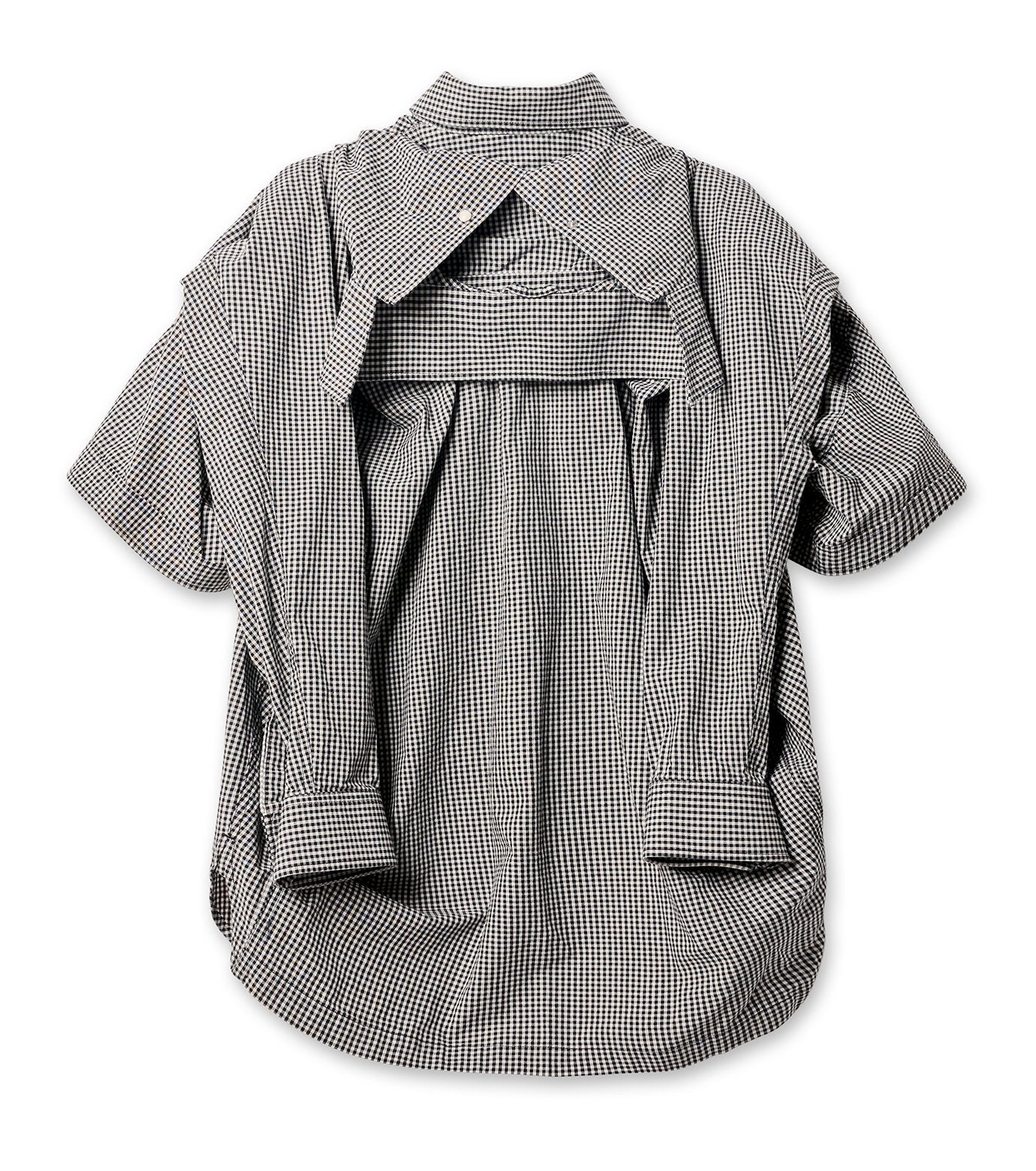 SHAWL LAYERED H/S SHIRTS