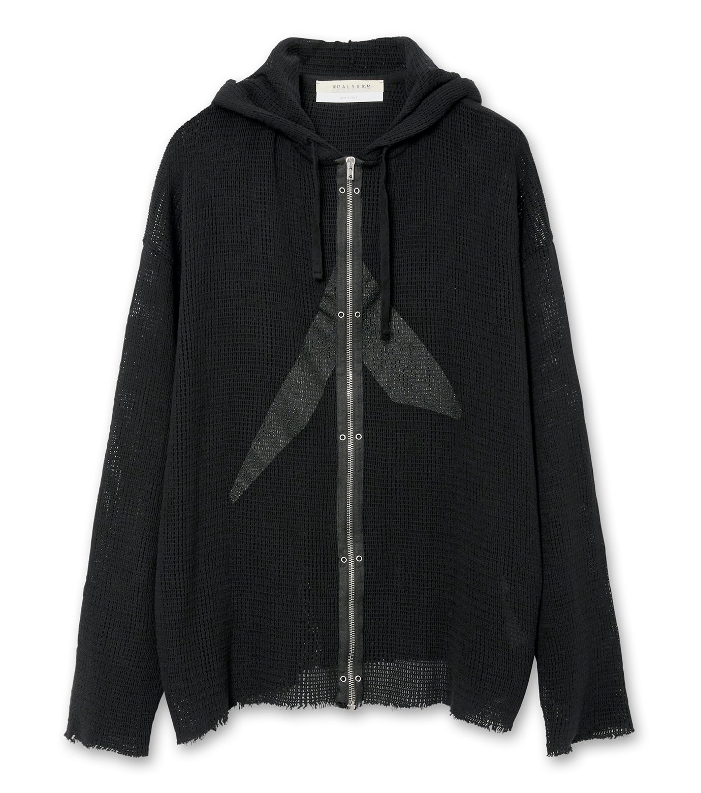 LONGSLEEVE HOODED MESH TEE – RESTIR