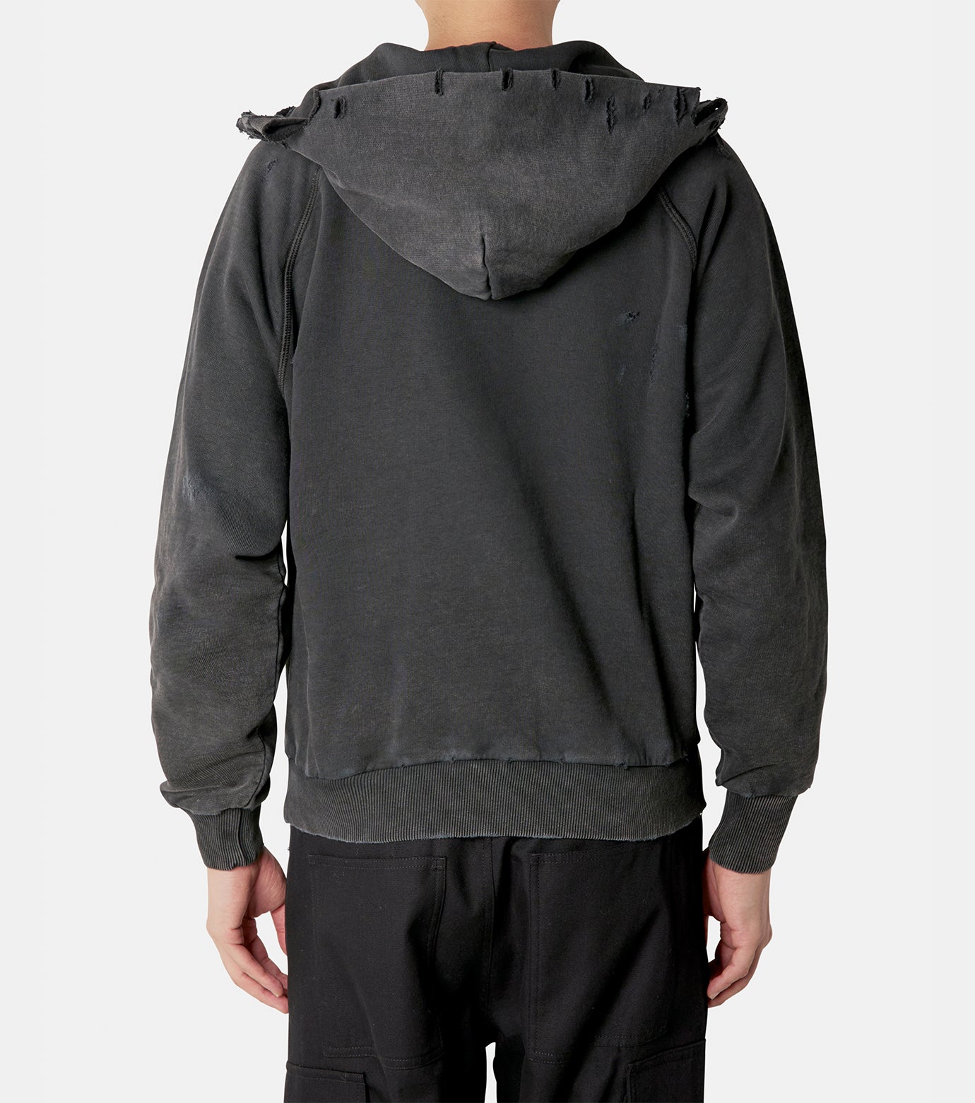 DESTROYED MARK FLOOD BOX HOODIE