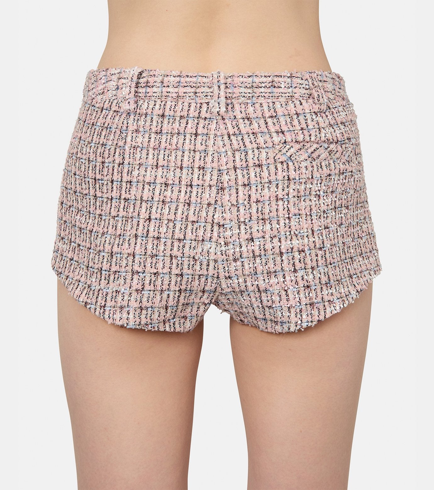 Pink Boucle Shorts