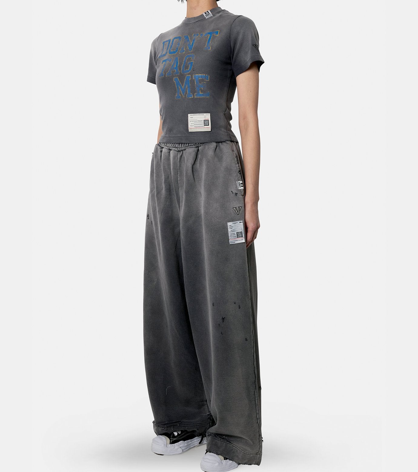 Sun Faded Collage Print Tee