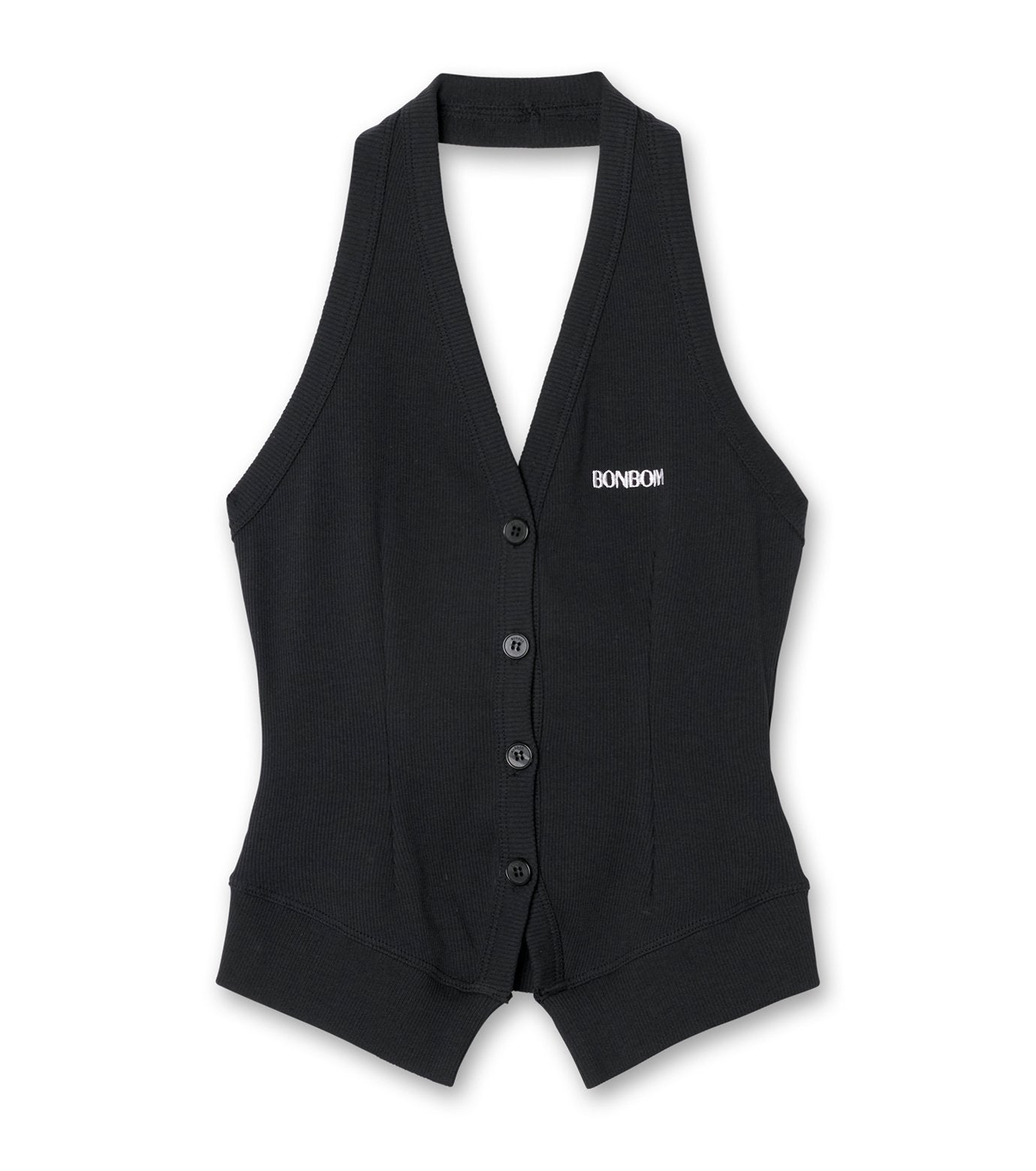 Halter Neck Vest Cardigan