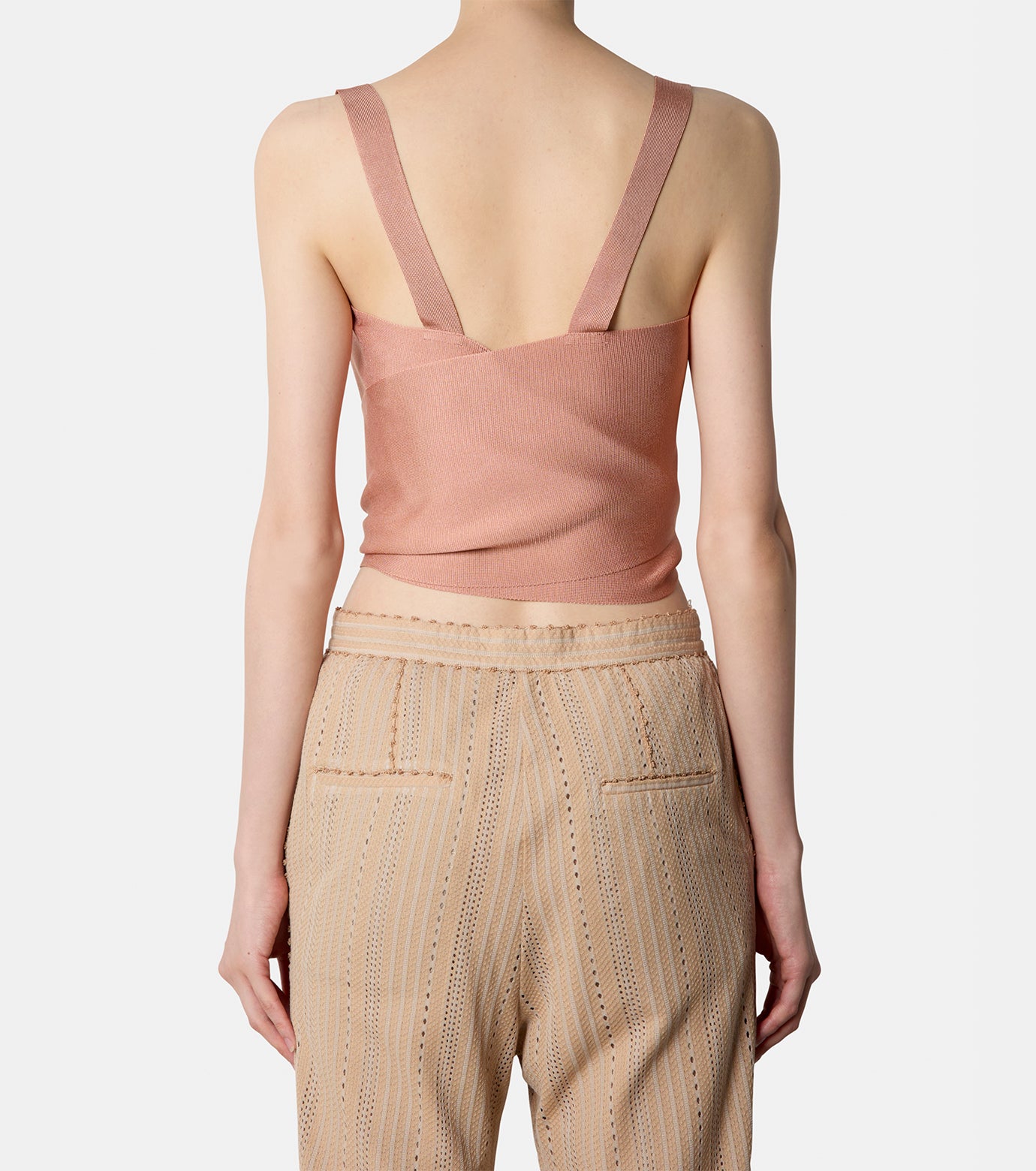 Viscose Knit Belted Top