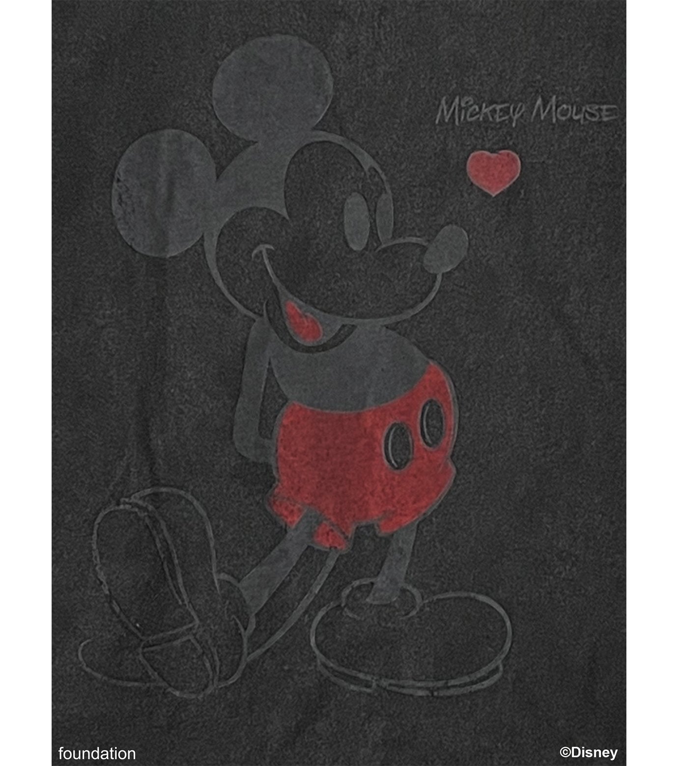 x Mickey Mouse Vintage Print T-shrt