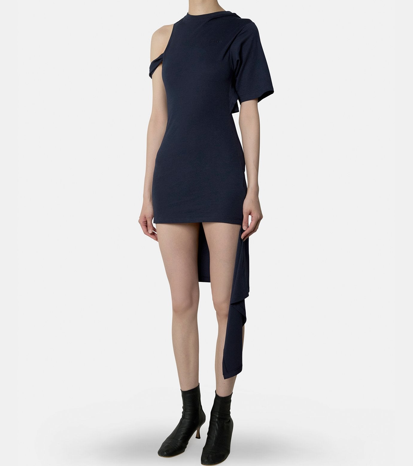 Crossing Drape Tshirt Dress