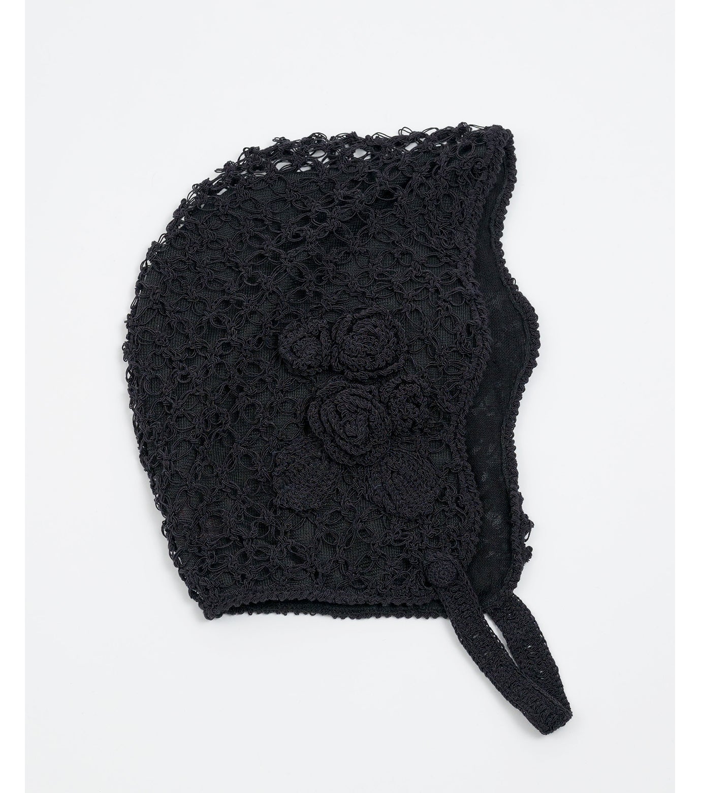 Hand-Knitted Rose Beanie