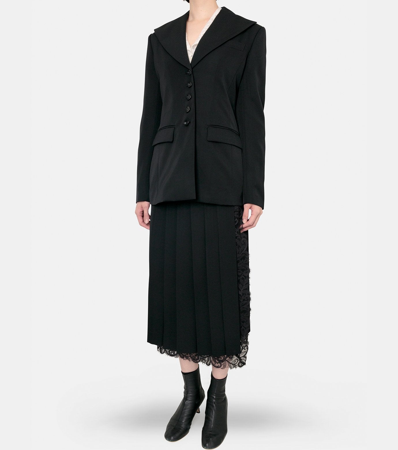 Fine Wool Suiting Tailored Jacket