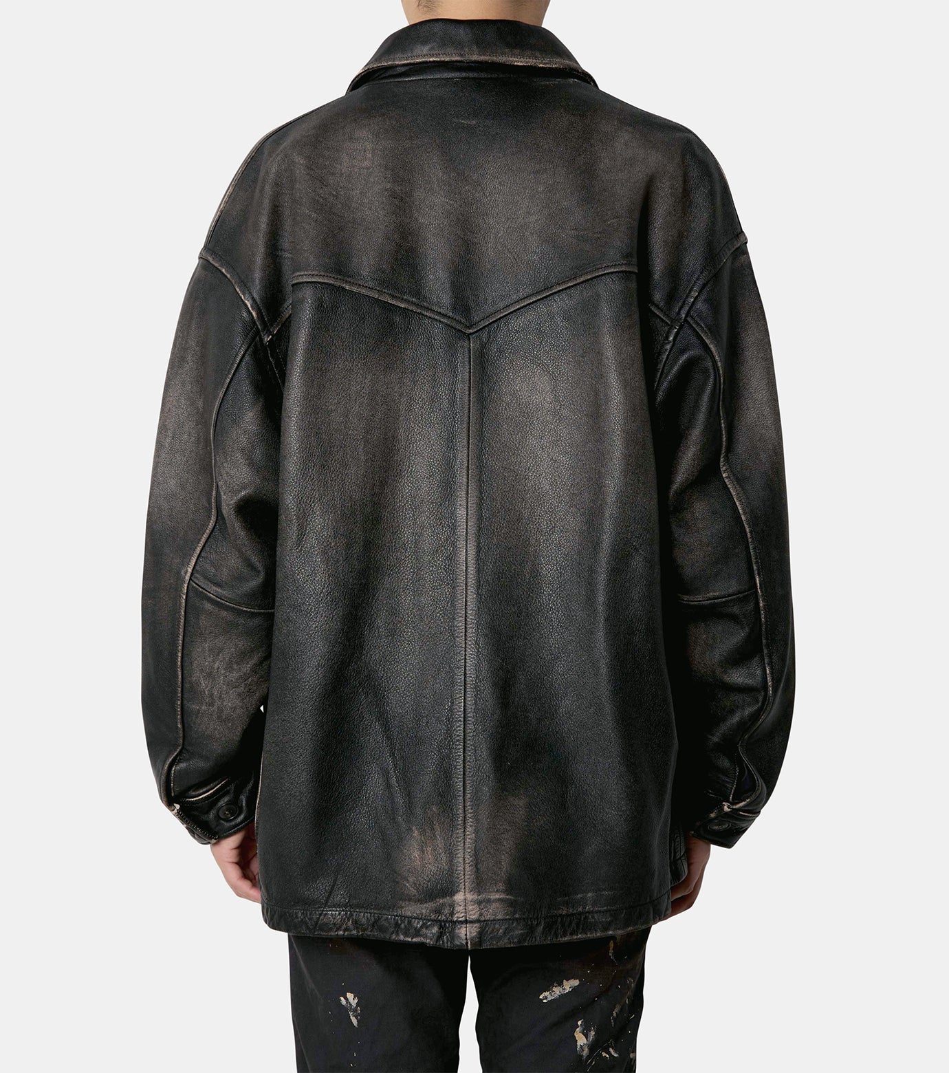 Leather Car Coat