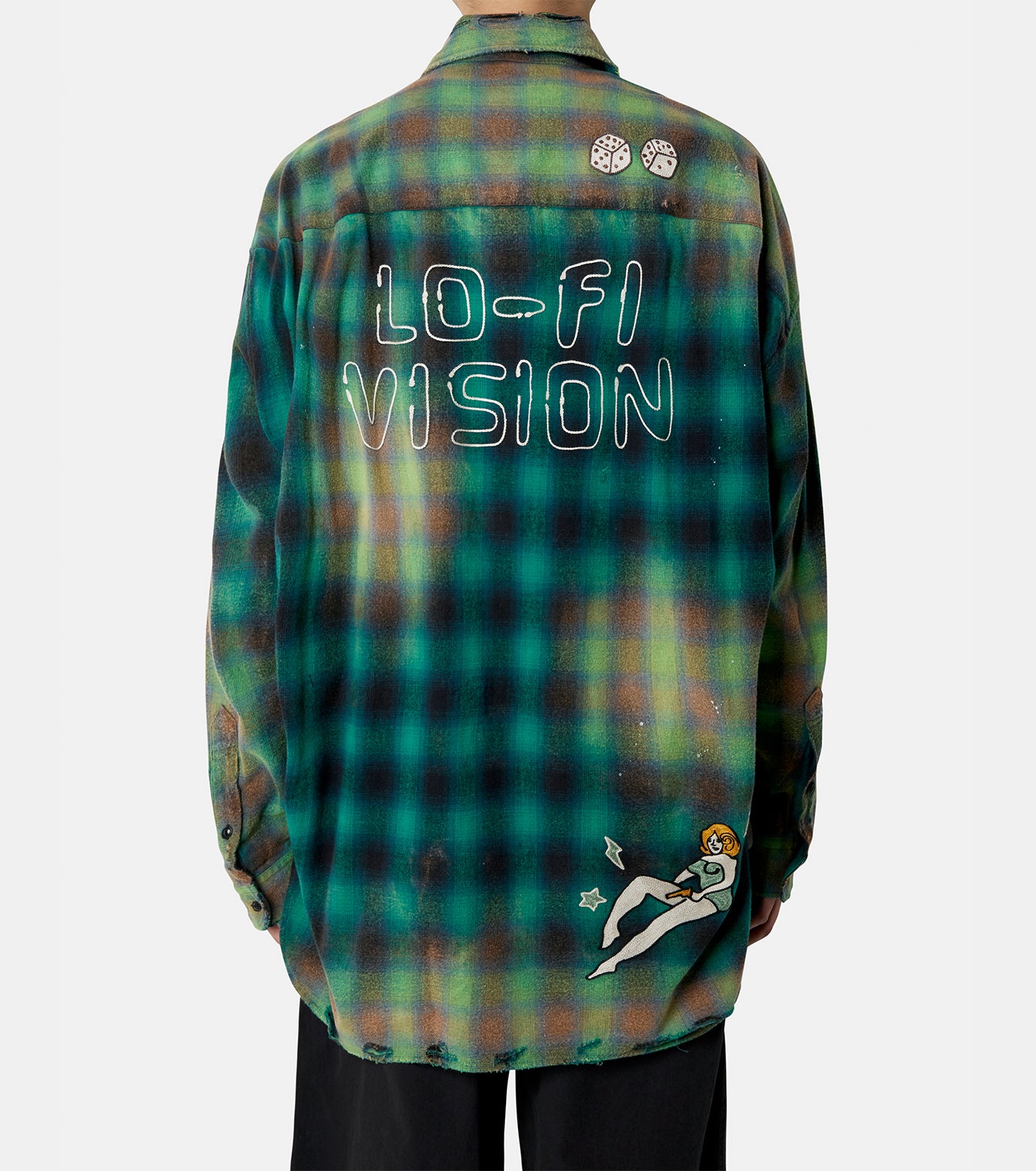 VINTAGE LIKE CHECK L/S SHIRTS