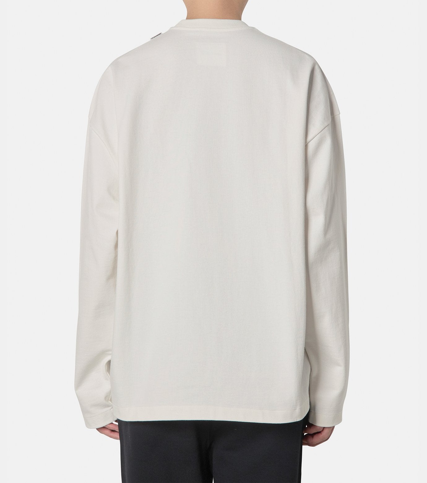 CREW NECK LONG SLEEVE T-SHIRT OVERSI