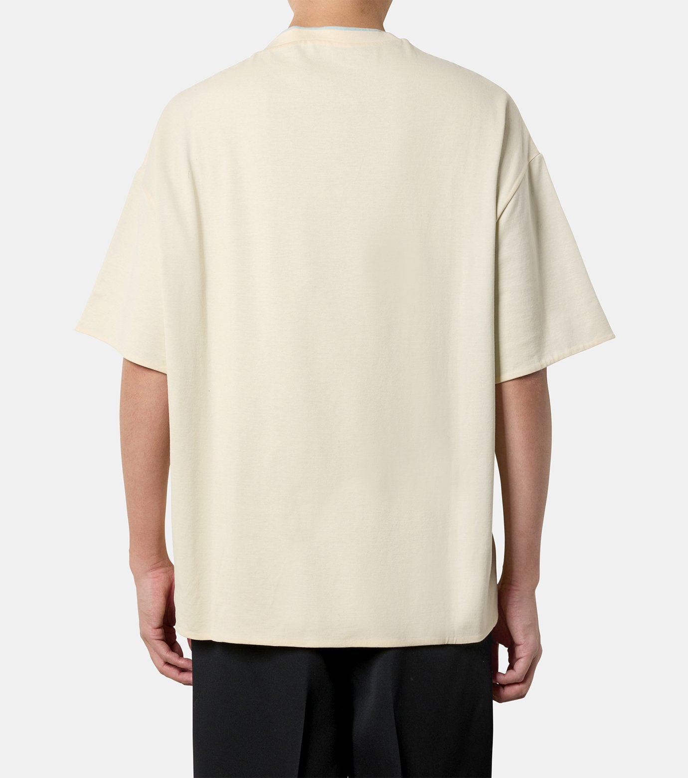 T-SHIRT CN SS DOUBLE LAYER