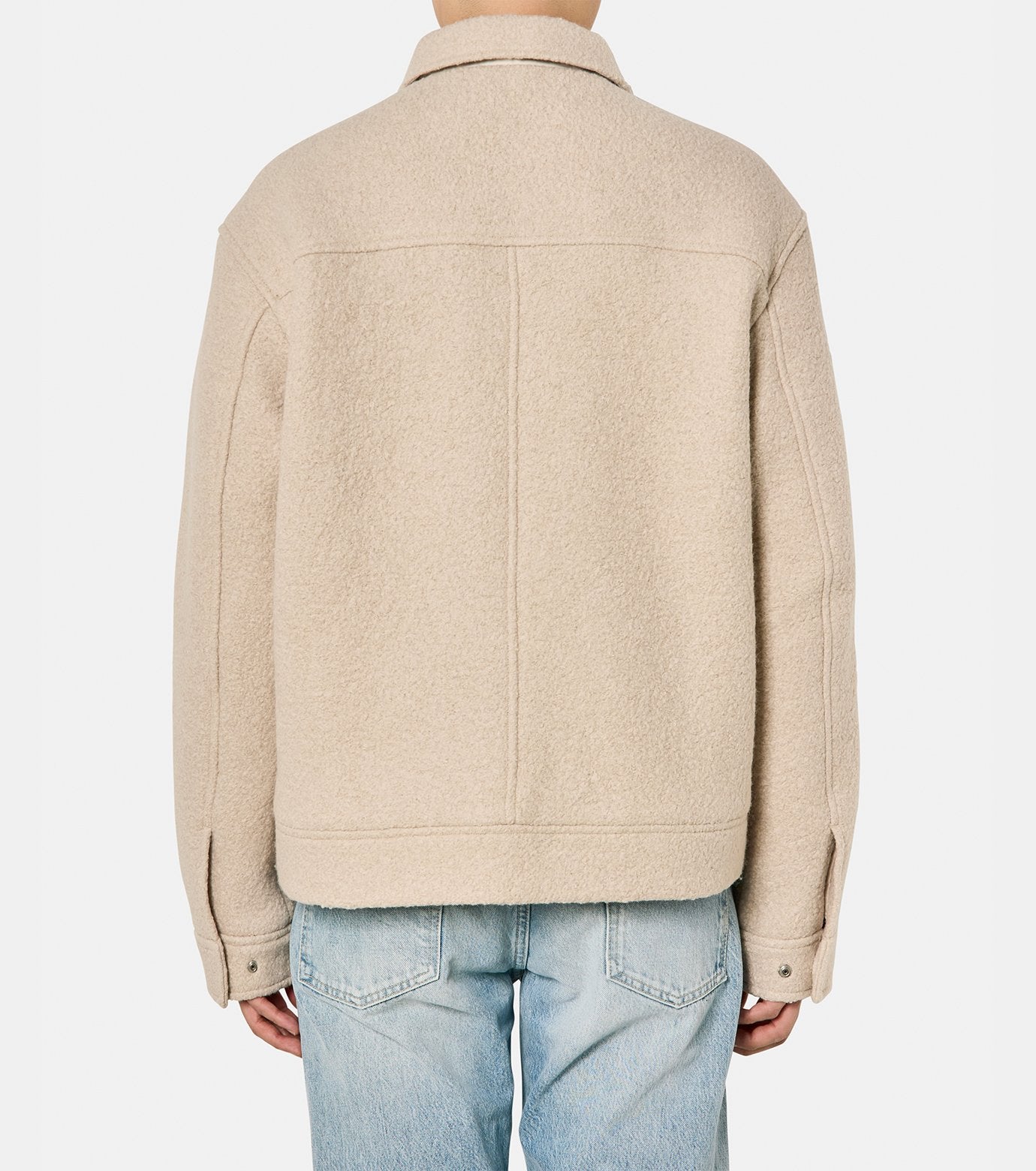 TEXTURED WOOL JACKET