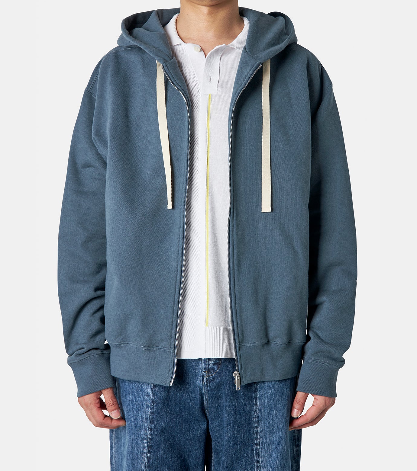 JS+ZIPPED HOODIE