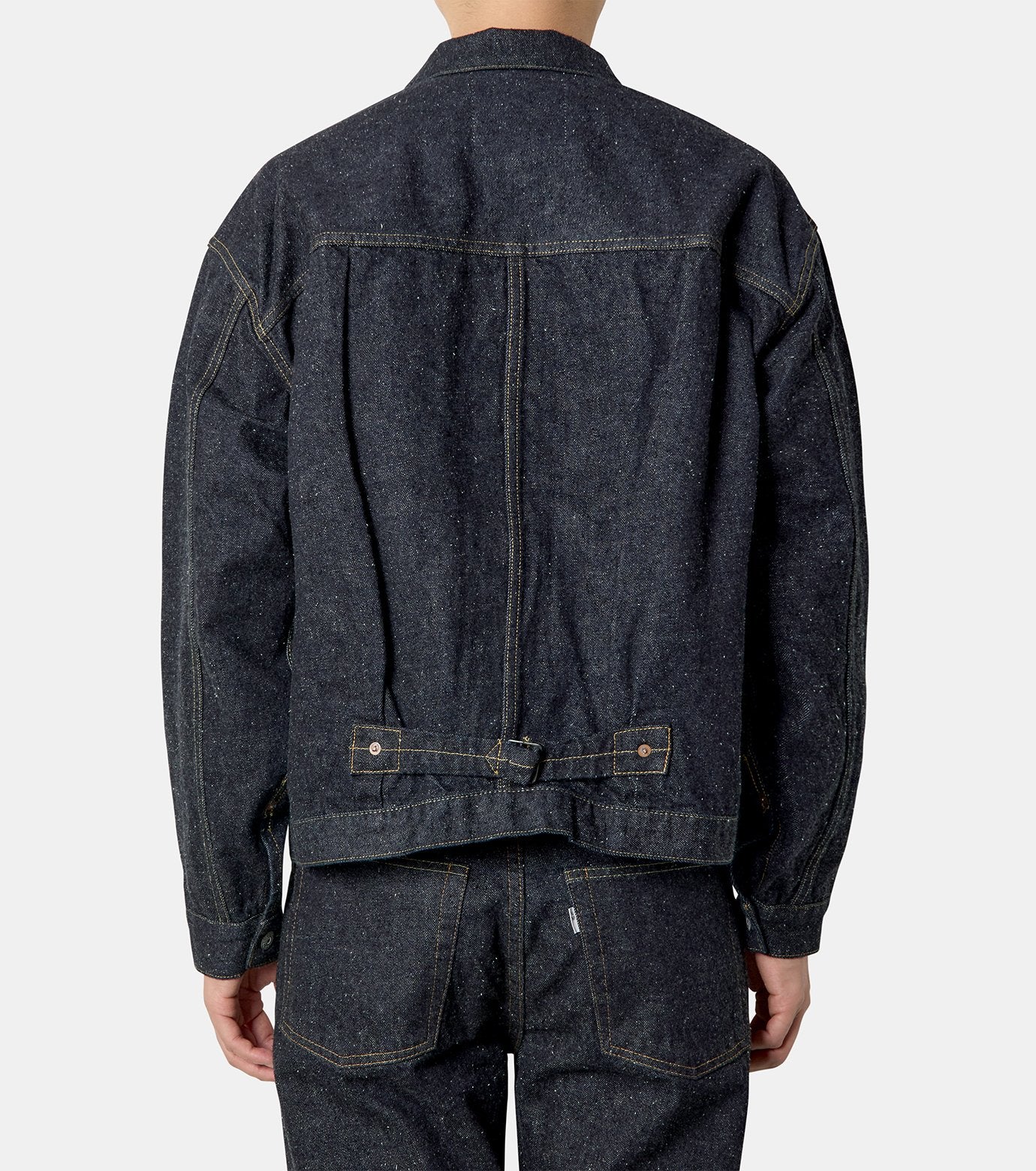 #023 LV T-BACK DENIM JACKET BLEACH O