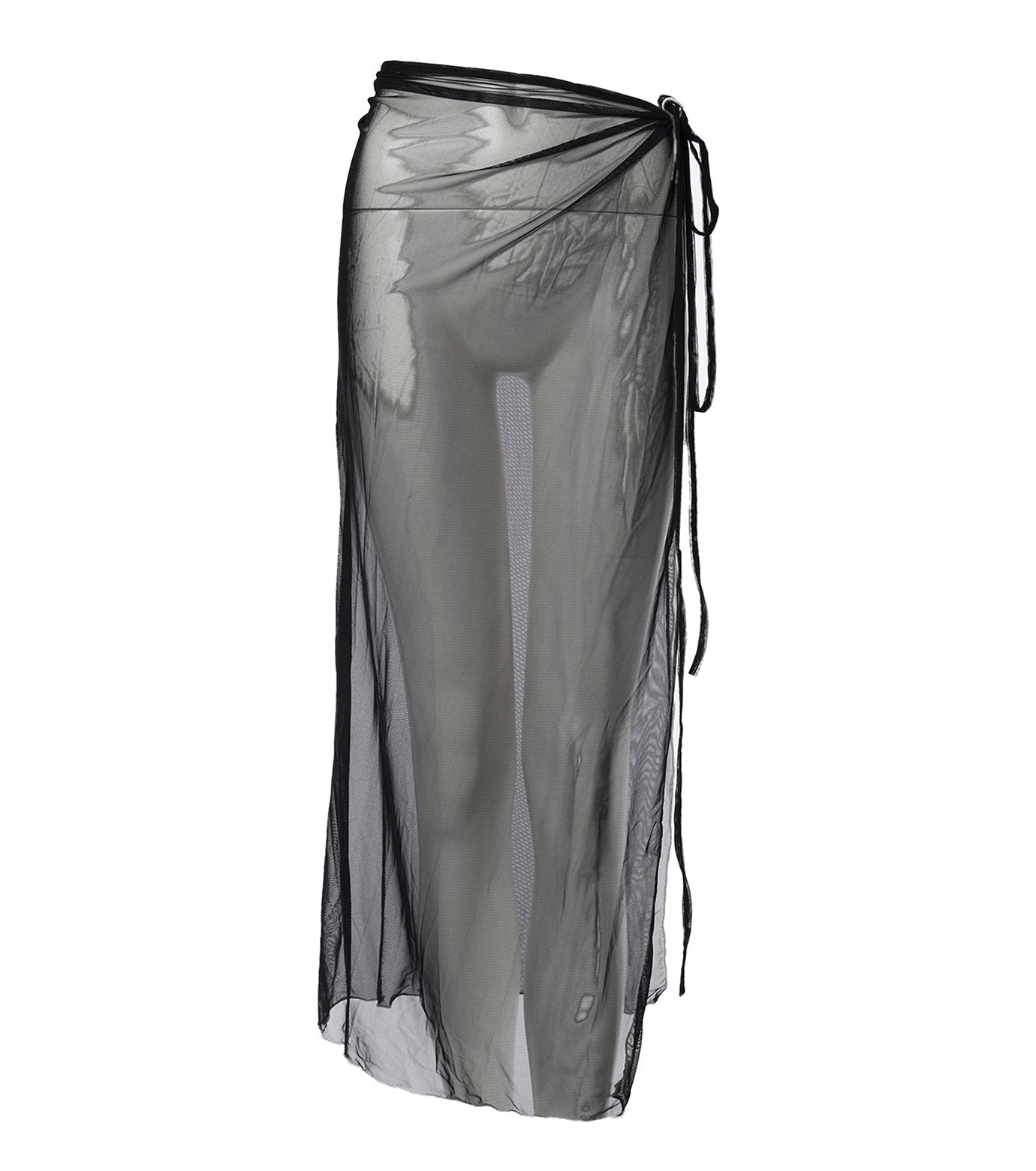 Sheer Wrap Skirt