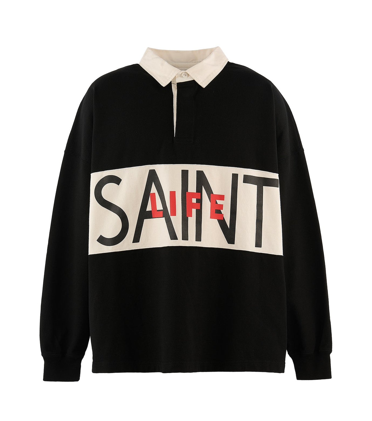 LS POLO SHIRT/SAINT LIFE