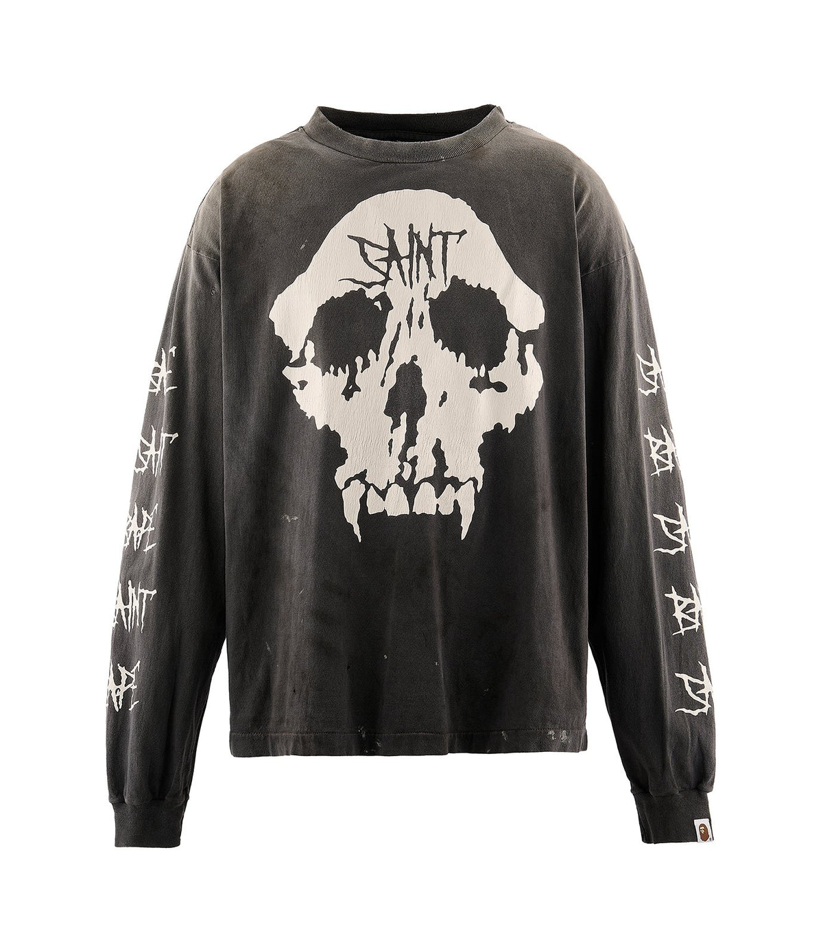 BAPE_LS T-SHIRT/SKULL