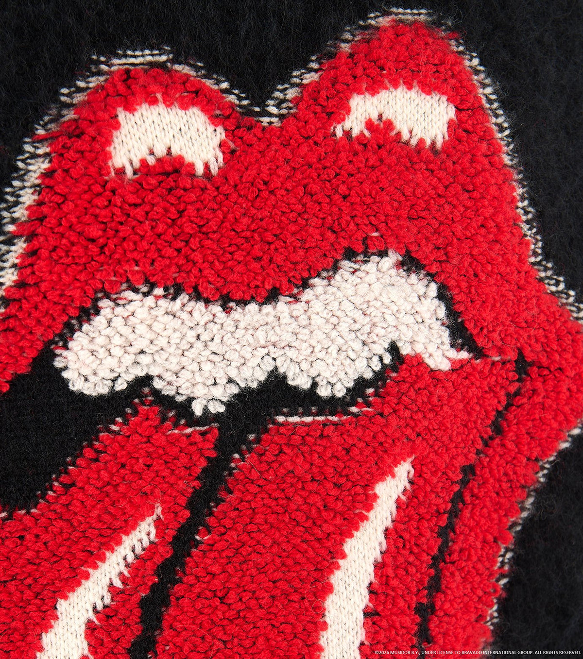 TRS_CRW N KNIT/LIPS&TOHGUE