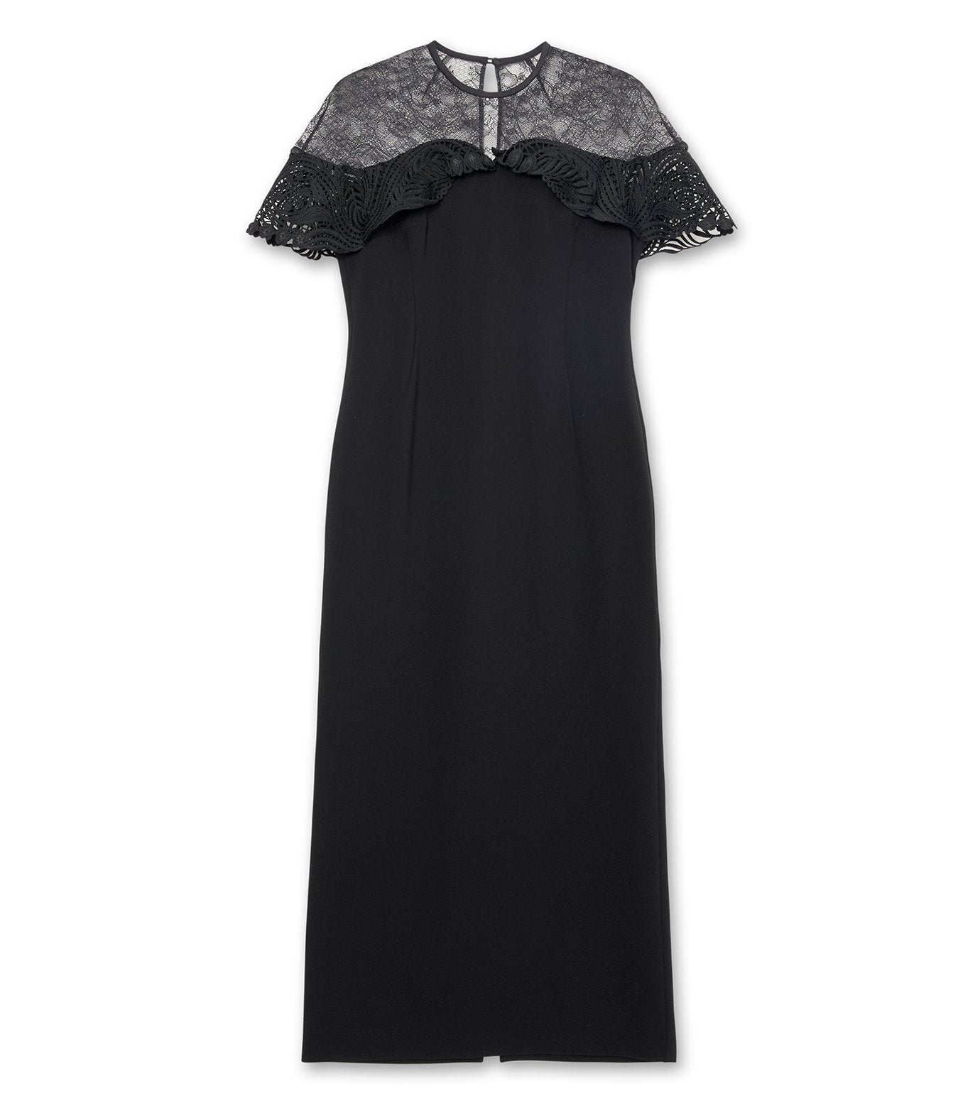 Lace Detail Midi Dress