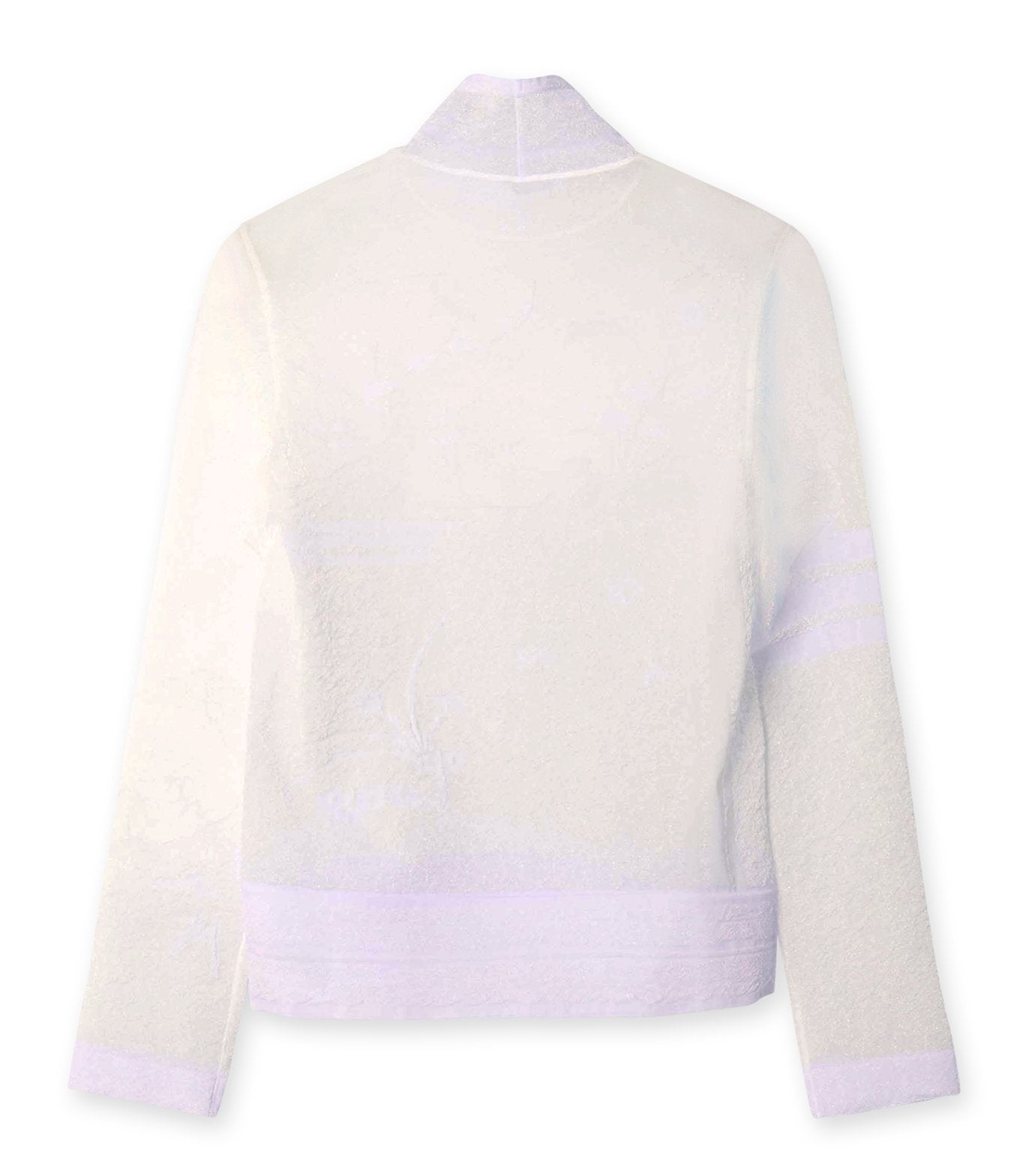 Sheer Highneck Knit Top