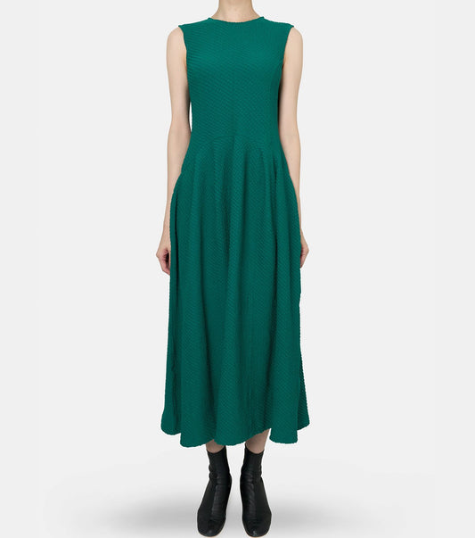 Shirring Jersey Jqd Sless Dress