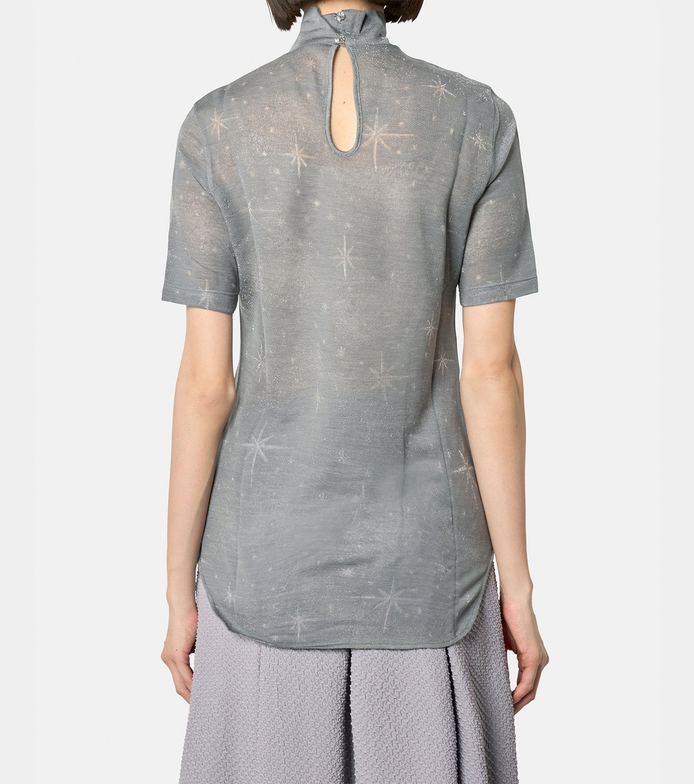 Starlight Jersey Highneck SS Top