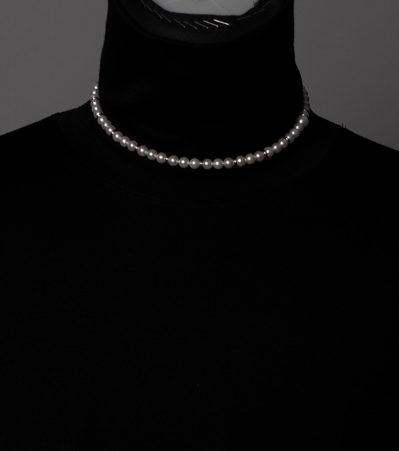 maraw pearl chain necklace short