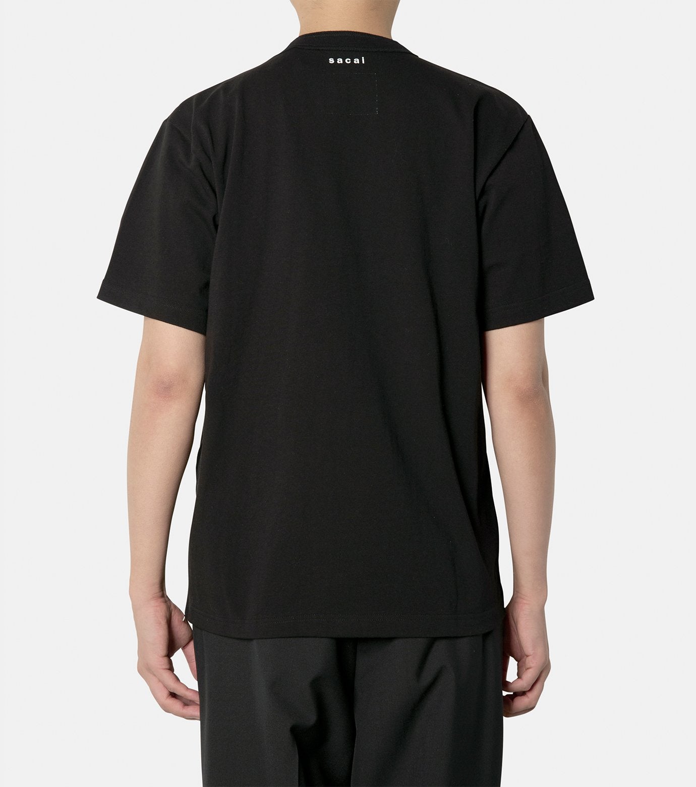 Side Zip Cotton T-Shirt