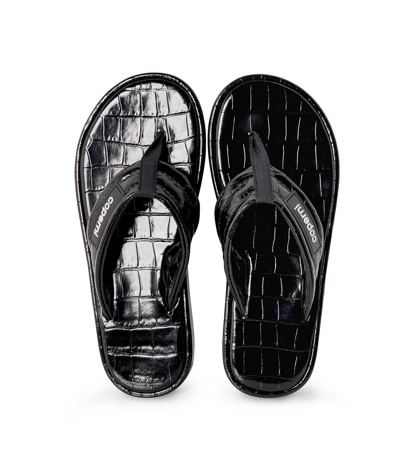 Croco Branded Flip Flop