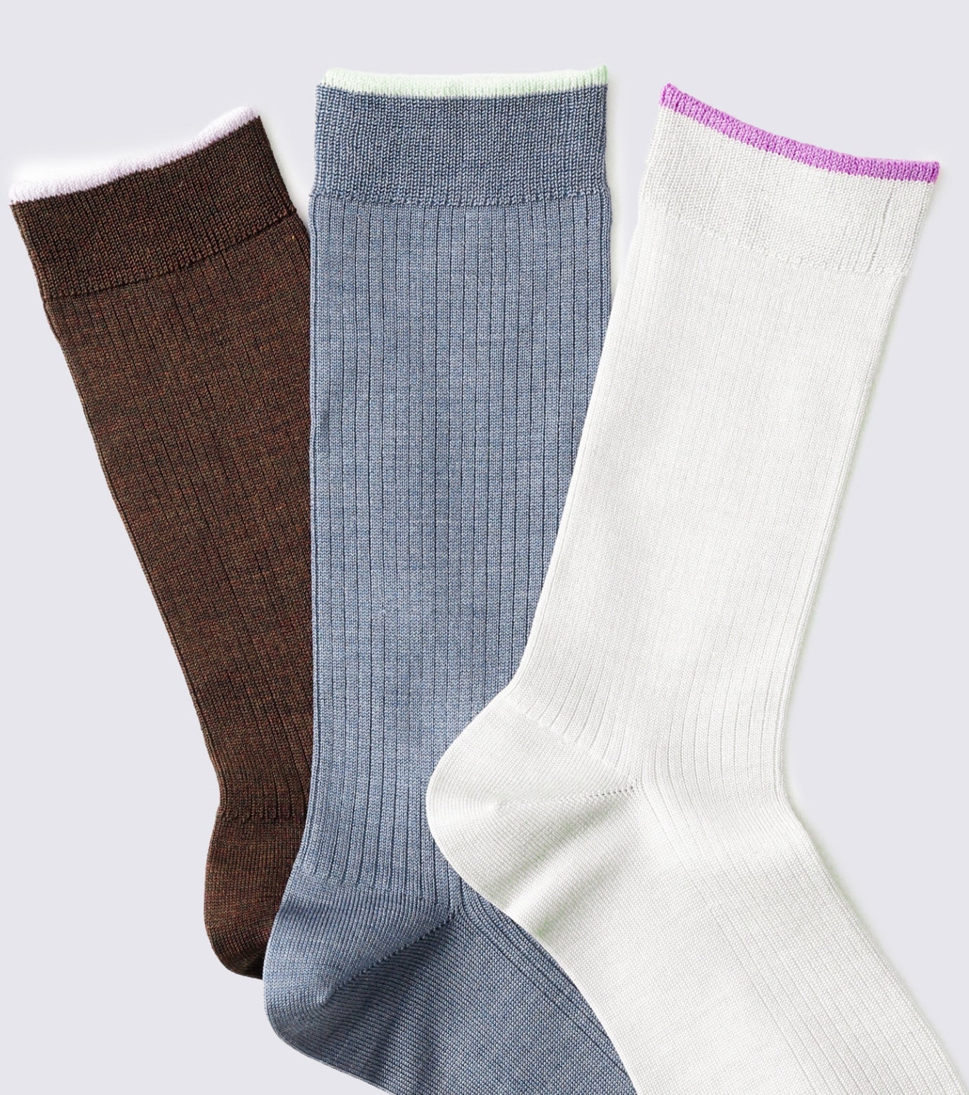 Silk Socks Gray (22.5-24.5cm)