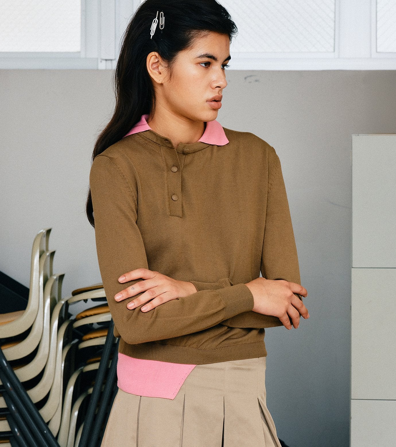 Paper Clip  Hair Pins-4Piece Set