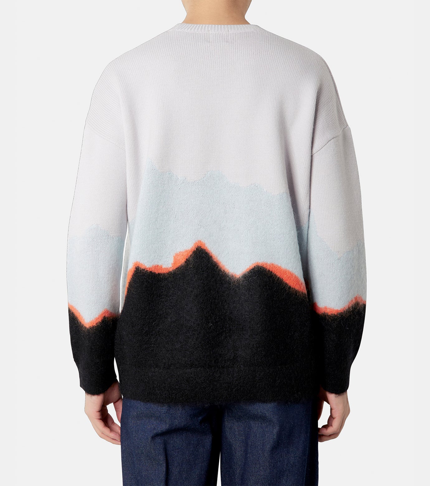 Intarsia Color Blocking Knit.